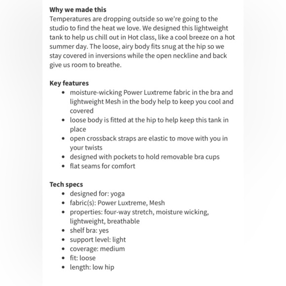 Lululemon C.Y.B Tank
Cornflower / Wee Are From Space October Inkwell

#123 - Picture 6 of 6